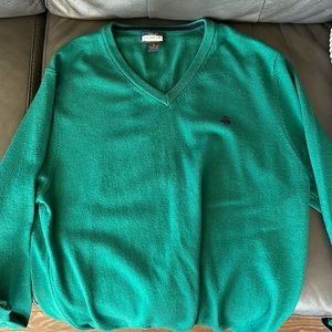 Men’s Brooks Brothers Sweater - M Medium - Marino Wool blend - green